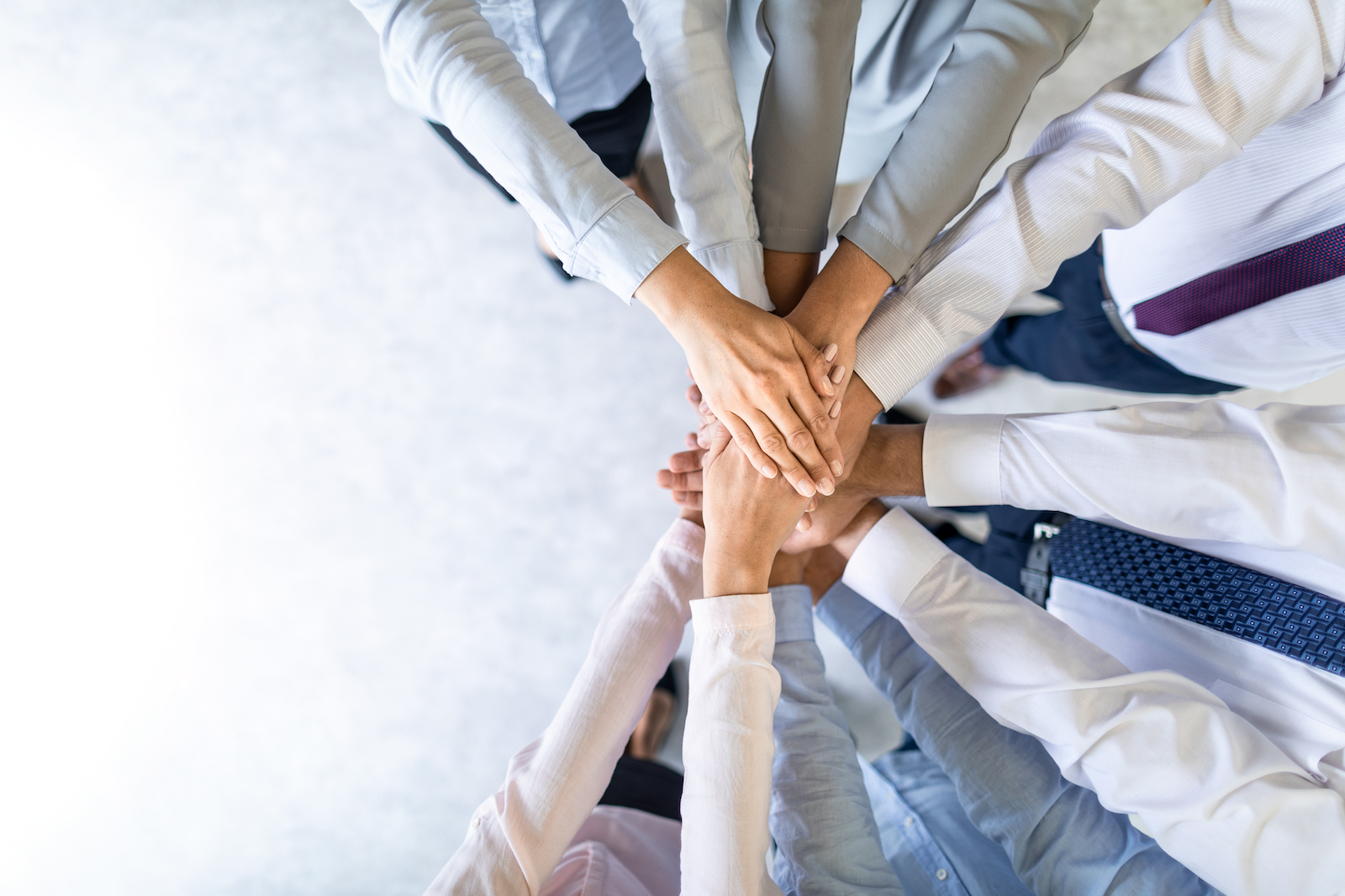 Teamwork hands