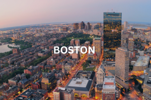 Boston city view
